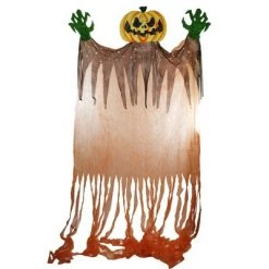 Northlight 11' Scary Hanging Jack-O-Lantern Halloween Decoration
