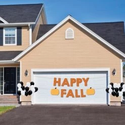 Big Dot of Happiness Pumpkin Patch - Large Fall, Halloween or Thanksgiving Party Decorations - Happy Fall - Outdoor Letter Banner