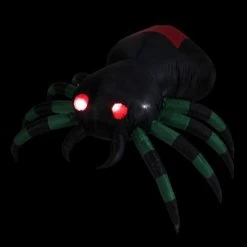 Northlight 3.5' Lighted Inflatable Halloween Spider Outdoor Yard Decoration