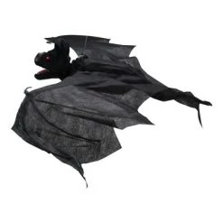 Northlight 33" Battery Operated Animated Spooky Bat Hanging Halloween Decoration