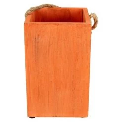 Northlight 8" Large Orange Wood Jack O Lantern Halloween Candle Lantern 5 Northlight 8" Large Orange Wood Jack O Lantern Halloween Candle Lantern -Halloween Decorations Sales Store unnamed file 2458