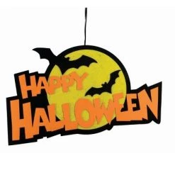 Forum Novelties Happy Halloween Felt Plaque