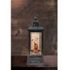 Northlight 11" LED Lighted Halloween Lantern with Stacked Pumpkins