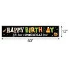Big Dot of Happiness Jack-O'-Lantern Halloween - Happy Birthday Kids Halloween Decorations Party Banner