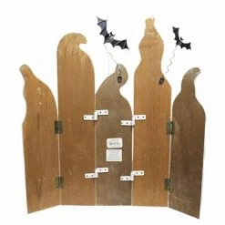 Transpac Halloween 24.75" Ghost Gang Screen Decor Folding Boo - Decorative Holiday Scene Props
