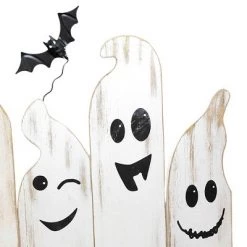 Transpac Halloween 24.75" Ghost Gang Screen Decor Folding Boo - Decorative Holiday Scene Props -Halloween Decorations Sales Store unnamed file 2515