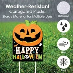 Big Dot of Happiness Jack-O'-Lantern Halloween - Party Decorations - Kids Halloween Party Welcome Yard Sign -Halloween Decorations Sales Store unnamed file 2527