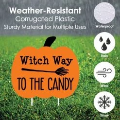 Big Dot of Happiness Funny Trick or Treat? - Pumpkin Lawn Decoration Signs - Outdoor Halloween Yard Decorations - 10 Piece -Halloween Decorations Sales Store unnamed file 2532