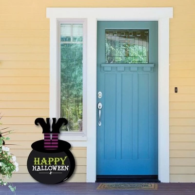 Big Dot of Happiness Happy Halloween - Party Decorations - Witch Party Welcome Yard Sign 3 Big Dot of Happiness Happy Halloween - Party Decorations - Witch Party Welcome Yard Sign - Image 3