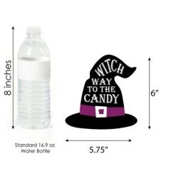 Big Dot of Happiness Happy Halloween - Witch Hat Decorations DIY Witch Party Essentials - Set of 20 -Halloween Decorations Sales Store unnamed file 2577