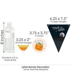 Big Dot of Happiness Trick or Treat - Halloween Party Letter Banner Decoration - 36 Banner Cutouts and Happy Halloween Banner Letters -Halloween Decorations Sales Store unnamed file 2586