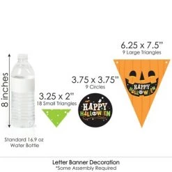 Big Dot of Happiness Jack-O'-Lantern Halloween - Kids Halloween Party Letter Banner Decoration - 36 Banner Cutouts and Happy Halloween Banner Letters -Halloween Decorations Sales Store unnamed file 2591