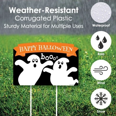 Big Dot of Happiness Spooky Ghost - Halloween Party Yard Sign Lawn Decorations - Happy Halloween Party Yardy Sign 3 Big Dot of Happiness Spooky Ghost - Halloween Party Yard Sign Lawn Decorations - Happy Halloween Party Yardy Sign - Image 3
