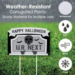 Big Dot of Happiness Graveyard Tombstones - Halloween Party Yard Sign Lawn Decorations - Happy Halloween Party Yardy Sign -Halloween Decorations Sales Store unnamed file 2600