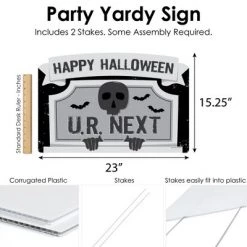 Big Dot of Happiness Graveyard Tombstones - Halloween Party Yard Sign Lawn Decorations - Happy Halloween Party Yardy Sign -Halloween Decorations Sales Store unnamed file 2601