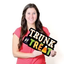 Big Dot of Happiness Trunk or Treat - Cat Pumpkin Trunk Lawn Decorations - Outdoor Halloween Car Parade Party Yard Decorations - 10 Piece -Halloween Decorations Sales Store unnamed file 2609