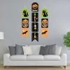 Big Dot of Happiness Jack-O'-Lantern Halloween - Hanging Vertical Paper Door Banners - Kids Halloween Party Wall Decoration Kit - Indoor Door Decor