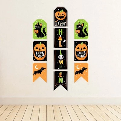 Big Dot of Happiness Jack-O'-Lantern Halloween - Hanging Vertical Paper Door Banners - Kids Halloween Party Wall Decoration Kit - Indoor Door Decor 2 Big Dot of Happiness Jack-O'-Lantern Halloween - Hanging Vertical Paper Door Banners - Kids Halloween Party Wall Decoration Kit - Indoor Door Decor - Image 2