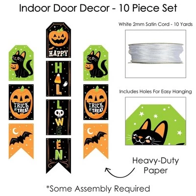 Big Dot of Happiness Jack-O'-Lantern Halloween - Hanging Vertical Paper Door Banners - Kids Halloween Party Wall Decoration Kit - Indoor Door Decor 3 Big Dot of Happiness Jack-O'-Lantern Halloween - Hanging Vertical Paper Door Banners - Kids Halloween Party Wall Decoration Kit - Indoor Door Decor - Image 3