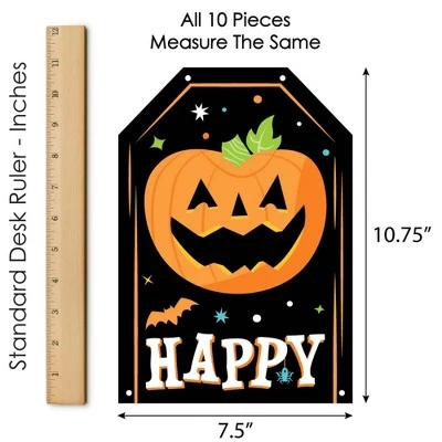 Big Dot of Happiness Jack-O'-Lantern Halloween - Hanging Vertical Paper Door Banners - Kids Halloween Party Wall Decoration Kit - Indoor Door Decor 4 Big Dot of Happiness Jack-O'-Lantern Halloween - Hanging Vertical Paper Door Banners - Kids Halloween Party Wall Decoration Kit - Indoor Door Decor - Image 4