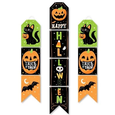 Big Dot of Happiness Jack-O'-Lantern Halloween - Hanging Vertical Paper Door Banners - Kids Halloween Party Wall Decoration Kit - Indoor Door Decor 5 Big Dot of Happiness Jack-O'-Lantern Halloween - Hanging Vertical Paper Door Banners - Kids Halloween Party Wall Decoration Kit - Indoor Door Decor - Image 5
