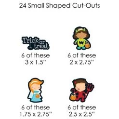 Big Dot of Happiness Trick or Treat - Halloween Party DIY Decorations - Clothespin Garland Banner - 44 Pieces -Halloween Decorations Sales Store unnamed file 2623