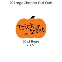 Big Dot of Happiness Trick or Treat - Halloween Party DIY Decorations - Clothespin Garland Banner - 44 Pieces -Halloween Decorations Sales Store unnamed file 2624