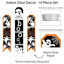 Big Dot of Happiness Spooky Ghost - Hanging Vertical Paper Door Banners - Halloween Party Wall Decoration Kit - Indoor Door Decor 7 Big Dot of Happiness Spooky Ghost - Hanging Vertical Paper Door Banners - Halloween Party Wall Decoration Kit - Indoor Door Decor -Halloween Decorations Sales Store unnamed file 2627