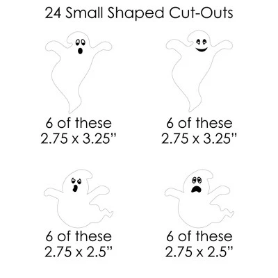 Big Dot of Happiness Spooky Ghost - Halloween Party DIY Decorations - Clothespin Garland Banner - 44 Pieces 4 Big Dot of Happiness Spooky Ghost - Halloween Party DIY Decorations - Clothespin Garland Banner - 44 Pieces - Image 4