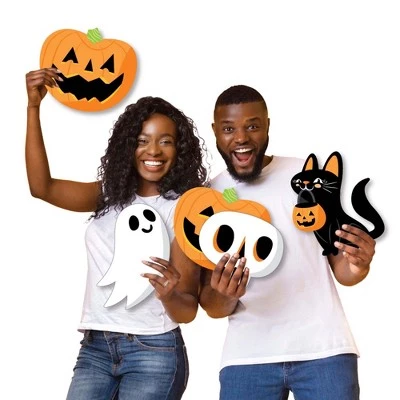 Big Dot of Happiness Jack-O'-Lantern Halloween - Yard Sign and Outdoor Lawn Decorations - Kids Halloween Party Yard Signs - Set of 8 5 Big Dot of Happiness Jack-O'-Lantern Halloween - Yard Sign and Outdoor Lawn Decorations - Kids Halloween Party Yard Signs - Set of 8 - Image 5