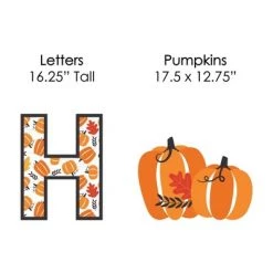 Big Dot of Happiness Fall Pumpkin - Yard Sign Outdoor Lawn Decorations - Halloween or Thanksgiving Party Yard Signs - Happy Fall -Halloween Decorations Sales Store unnamed file 264