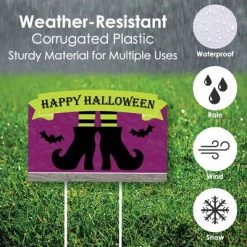 Big Dot of Happiness Happy Halloween - Witch Party Yard Sign Lawn Decorations - Happy Halloween Party Yardy Sign -Halloween Decorations Sales Store unnamed file 2642