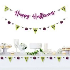 Big Dot of Happiness Happy Halloween - Witch Party Letter Banner Decoration - 36 Banner Cutouts and Happy Halloween Banner Letters