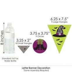 Big Dot of Happiness Happy Halloween - Witch Party Letter Banner Decoration - 36 Banner Cutouts and Happy Halloween Banner Letters -Halloween Decorations Sales Store unnamed file 2656