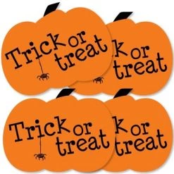 Big Dot of Happiness Trick or Treat - Pumpkin Decorations DIY Halloween Party Essentials - Set of 20