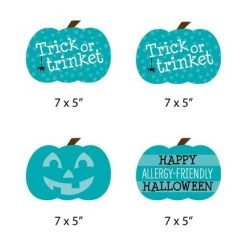 Big Dot of Happiness Teal Pumpkin - Decorations DIY Halloween Allergy Friendly Trick or Trinket Essentials - Set of 20 7 Big Dot of Happiness Teal Pumpkin - Decorations DIY Halloween Allergy Friendly Trick or Trinket Essentials - Set of 20 -Halloween Decorations Sales Store unnamed file 2675