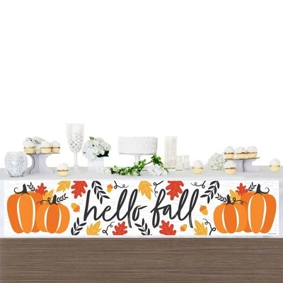 Big Dot of Happiness Fall Pumpkin - Halloween or Thanksgiving Party Decorations Party Banner 2 Big Dot of Happiness Fall Pumpkin - Halloween or Thanksgiving Party Decorations Party Banner - Image 2