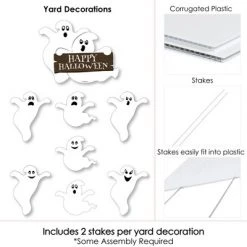 Big Dot of Happiness Spooky Ghost - Yard Sign and Outdoor Lawn Decorations - Halloween Party Yard Signs - Set of 8 7 Big Dot of Happiness Spooky Ghost - Yard Sign and Outdoor Lawn Decorations - Halloween Party Yard Signs - Set of 8 -Halloween Decorations Sales Store unnamed file 2710
