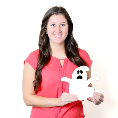 Big Dot of Happiness Spooky Ghost - Yard Sign and Outdoor Lawn Decorations - Halloween Party Yard Signs - Set of 8 5 Big Dot of Happiness Spooky Ghost - Yard Sign and Outdoor Lawn Decorations - Halloween Party Yard Signs - Set of 8 - Image 5