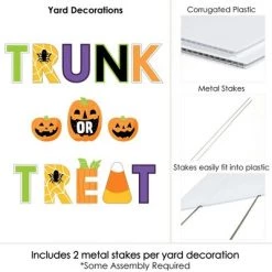 Big Dot of Happiness Trunk or Treat - Yard Sign Outdoor Lawn Decorations - Halloween Car Parade Party Yard Signs - Trunk or Treat 8 Big Dot of Happiness Trunk or Treat - Yard Sign Outdoor Lawn Decorations - Halloween Car Parade Party Yard Signs - Trunk or Treat -Halloween Decorations Sales Store unnamed file 2743