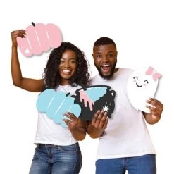 Big Dot of Happiness Boo-y or Ghoul - Yard Sign and Outdoor Lawn Decorations - Halloween Gender Reveal Party Yard Signs - Set of 8 -Halloween Decorations Sales Store unnamed file 2772