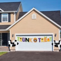 Big Dot of Happiness Trunk or Treat - Large Halloween Car Parade Party Decorations - Trunk or Treat - Outdoor Letter Banner