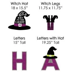 Big Dot of Happiness Happy Halloween - Yard Sign Outdoor Lawn Decorations - Witch Party Yard Signs - Happy Halloween -Halloween Decorations Sales Store unnamed file 2800