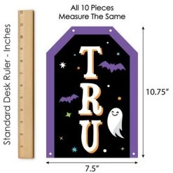 Big Dot of Happiness Trunk or Treat - Hanging Vertical Paper Door Banners - Halloween Car Parade Party Wall Decoration Kit - Indoor Door Decor -Halloween Decorations Sales Store unnamed file 2814