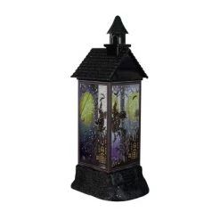 Kurt S. Adler 12" Battery Operated Halloween LED Witch House With Glitter -Halloween Decorations Sales Store unnamed file 2819