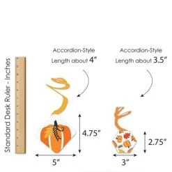 Big Dot of Happiness Fall Pumpkin - Halloween or Thanksgiving Party Hanging Decor - Party Decoration Swirls - Set of 40 11 Big Dot of Happiness Fall Pumpkin - Halloween or Thanksgiving Party Hanging Decor - Party Decoration Swirls - Set of 40 -Halloween Decorations Sales Store unnamed file 282