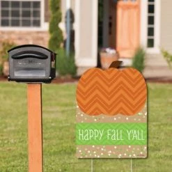 Big Dot of Happiness Pumpkin Patch - Party Decorations - Fall, Halloween or Thanksgiving Welcome Yard Sign