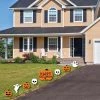 Big Dot of Happiness Trick or Treat - Yard Sign & Outdoor Lawn Decorations - Happy Halloween Party Yard Signs - Set of 8