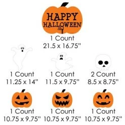 Big Dot of Happiness Trick or Treat - Yard Sign & Outdoor Lawn Decorations - Happy Halloween Party Yard Signs - Set of 8 -Halloween Decorations Sales Store unnamed file 2834