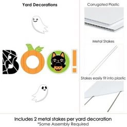 Big Dot of Happiness You've Been Booed - Yard Sign Outdoor Lawn Decorations - Ghost Halloween Party Yard Signs - BOO -Halloween Decorations Sales Store unnamed file 2838